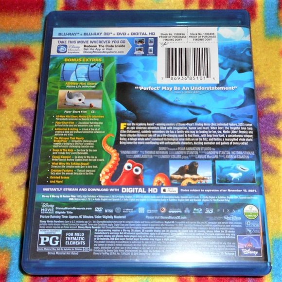 Lot Disney Pixar Cars 3 Blu Ray + 3 More Assorted Blu Ray Kids Movies - Picture 9 of 9